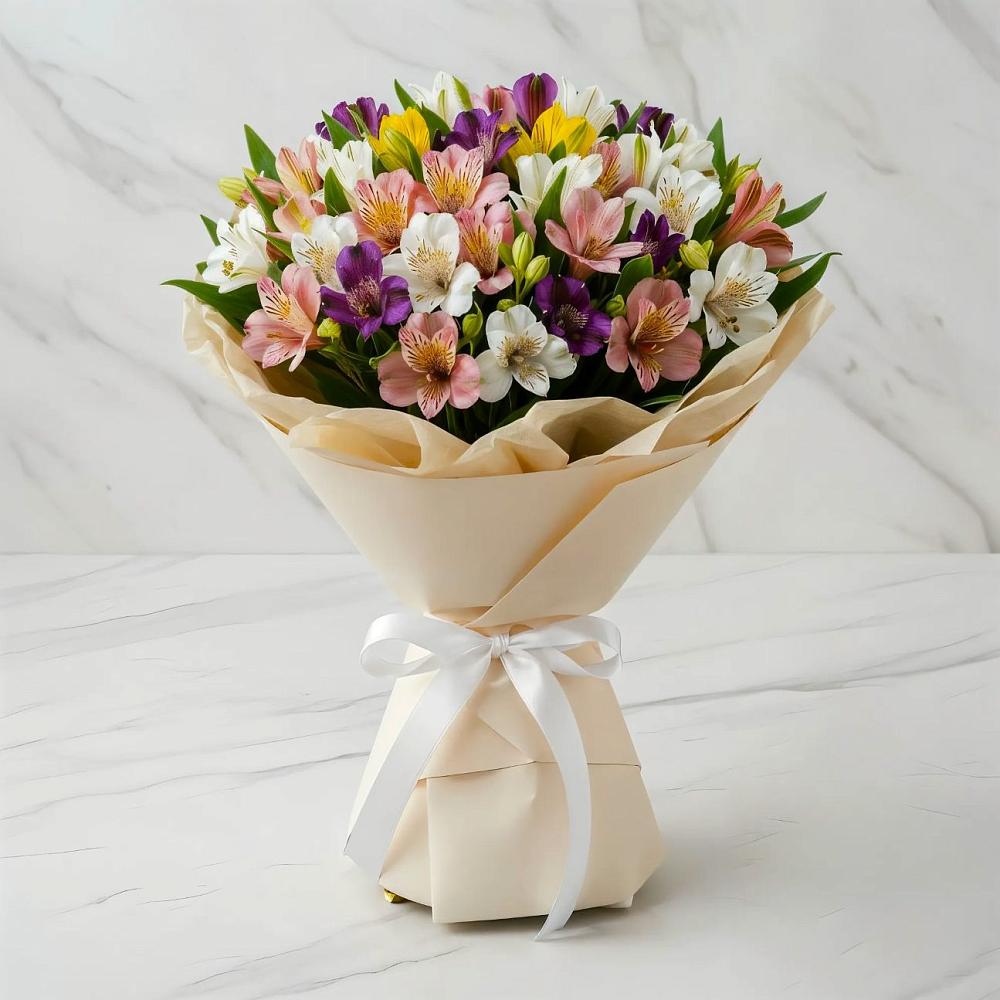 Букет цветов из: Альстромерии в Дыдымкине