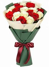 Букет Микс из красных и белых роз #REPLACE_PRED# Дыдымкине