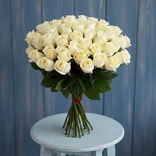 Букет 51 Белая роза Эдлесс Лав #REPLACE_PRED# Дыдымкине