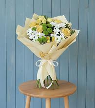 Букет цветов из:  Хризантемы и Розы в Дыдымкине