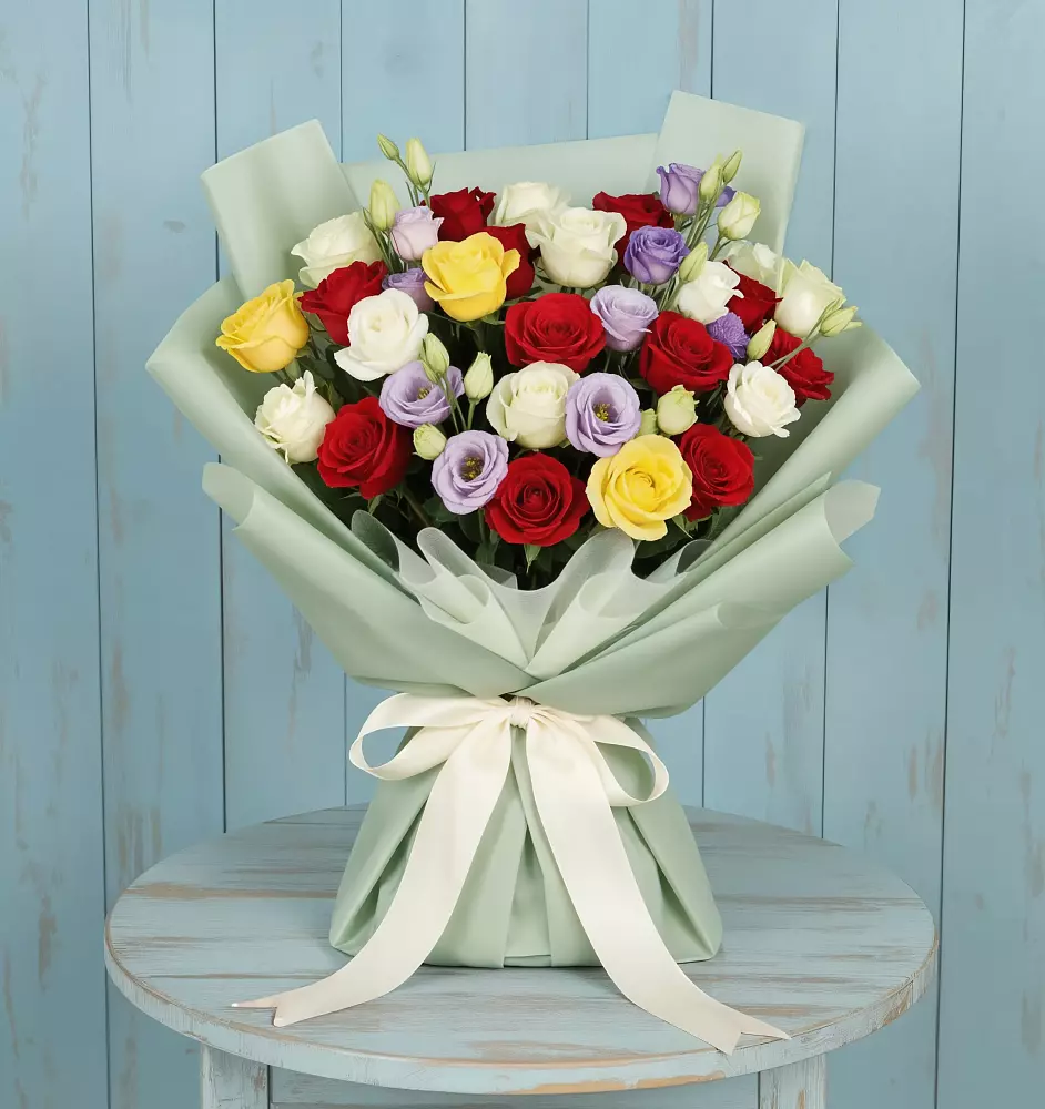 Букет цветов из: Розы в Дыдымкине