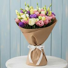 Букет цветов из:  Лизиантусы в Дыдымкине