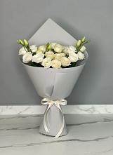 Букет цветов из:  Розы и Лизиантусы в Дыдымкине